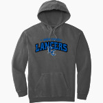 L'ANSE CREUSE HIGH SCHOOL LANCERS <span class="pdp-name-mascot">L'ANSE CREUSE LANCERS</span> Comfort Colors Adult Ring Spun Hooded Sweatshirt Front Thumbnail