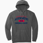 AUSTIN METRO BASEBALL LEAGUE <span class="pdp-name-mascot">AUSTIN METRO BASEBALL LEAGUE</span> Comfort Colors Adult Ring Spun Hooded Sweatshirt Front Thumbnail