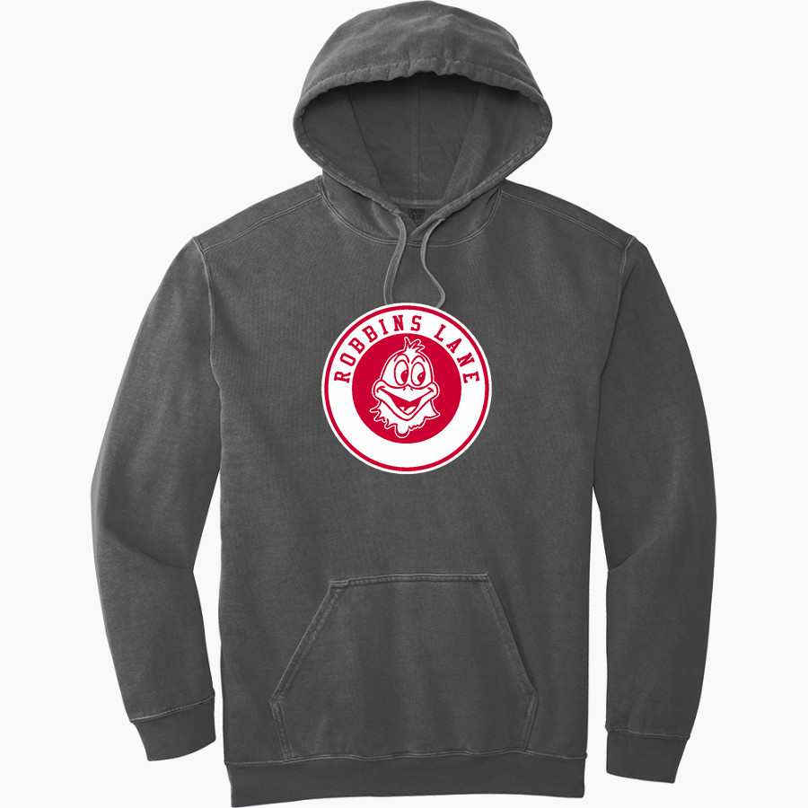 Robbins Lane Elementary School <span class="pdp-name-mascot">Robbins Lane Elementary School</span> Comfort Colors Adult Ring Spun Hooded Sweatshirt