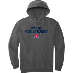 Frontier Academy Wolverines <span class="pdp-name-mascot">Frontier Academy Wolverines</span> Comfort Colors Adult Garment-Dyed Hooded Sweatshirt Front Thumbnail