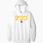 The Spence School Sabers <span class="pdp-name-mascot">Spence Sabers</span> Comfort Colors Adult Ring Spun Hooded Sweatshirt Front Thumbnail