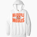 Milledgeville Missiles <span class="pdp-name-mascot">Milledgeville High School Missiles</span> Comfort Colors Adult Ring Spun Hooded Sweatshirt Front Thumbnail