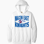 Macon East Knights <span class="pdp-name-mascot">Macon East Knights</span> Comfort Colors Adult Ring Spun Hooded Sweatshirt Front Thumbnail