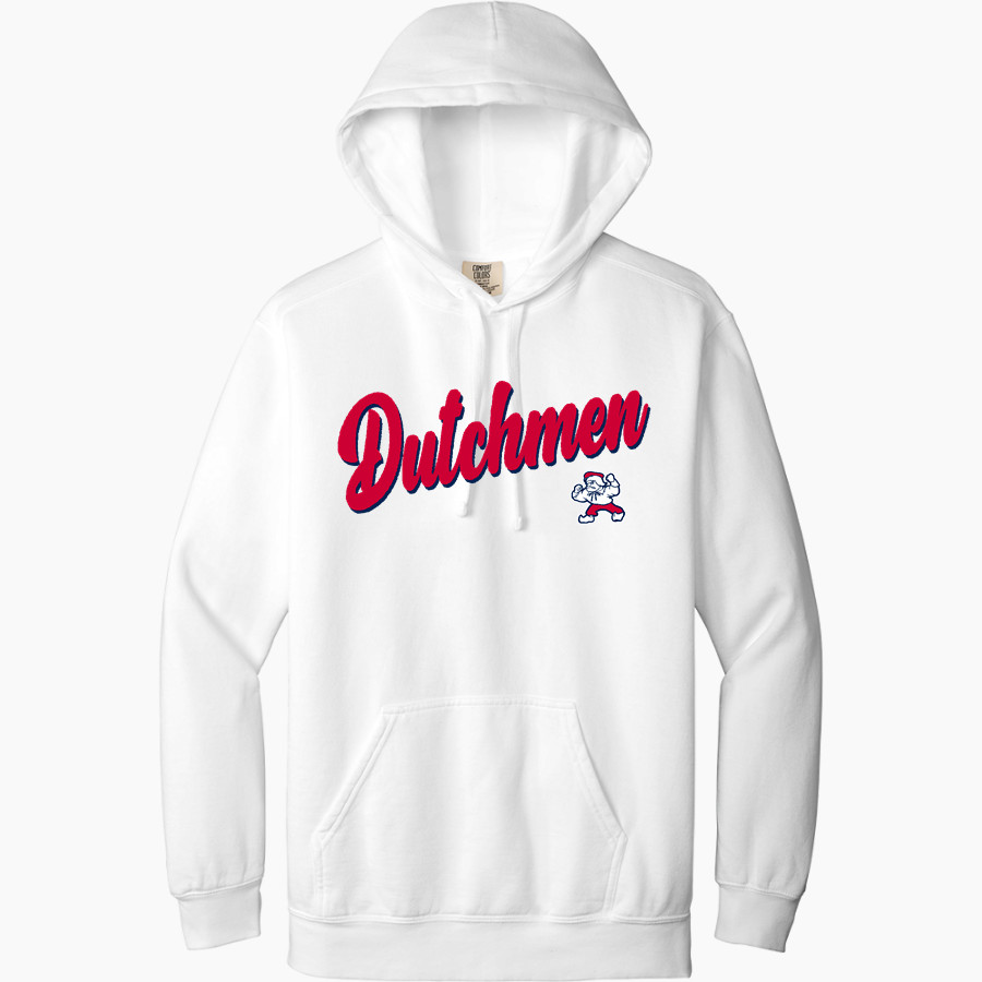 ERASMUS HALL DUTCHMEN <span class="pdp-name-mascot">ERASMUS HALL CAMPUSS DUTCHMEN</span> Comfort Colors Adult Ring Spun Hooded Sweatshirt
