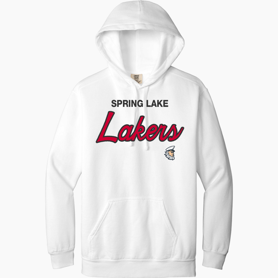 Spring Lake Lakers <span class="pdp-name-mascot">Spring Lake Lakers</span> Comfort Colors Adult Ring Spun Hooded Sweatshirt