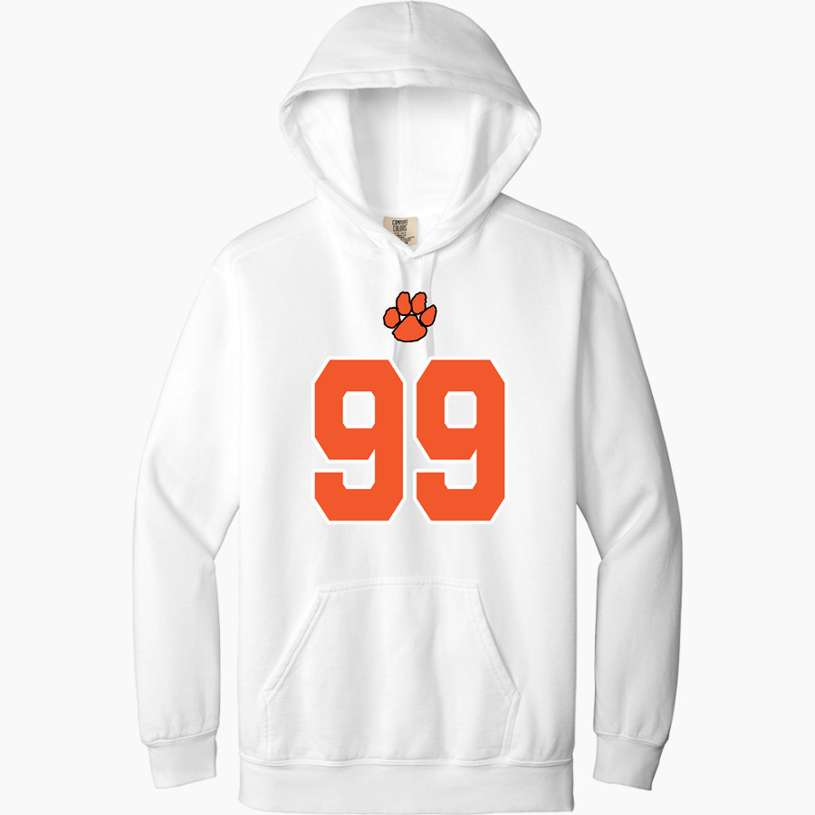 FLAGLER HIGH SCHOOL PANTHERS Comfort Colors Men's Ring Spun Hooded Sweatshirt