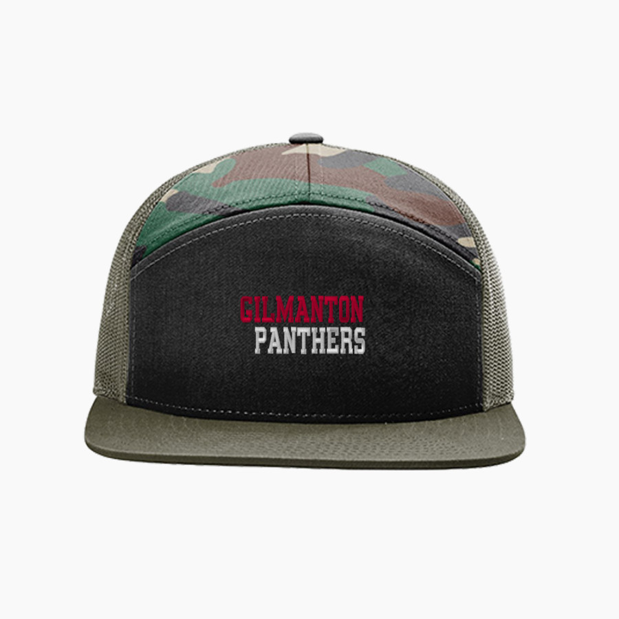Gilmanton Panthers <span class="pdp-name-mascot">Gilmanton Panthers</span> Richardson 7-Panel Trucker