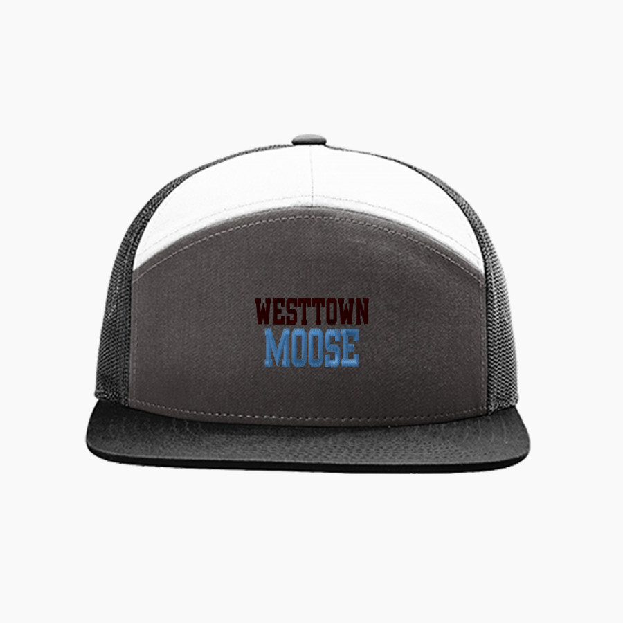 Westtown School official sideline store <span class="pdp-name-mascot">Westtown Pioneers</span> Richardson 7-Panel Trucker