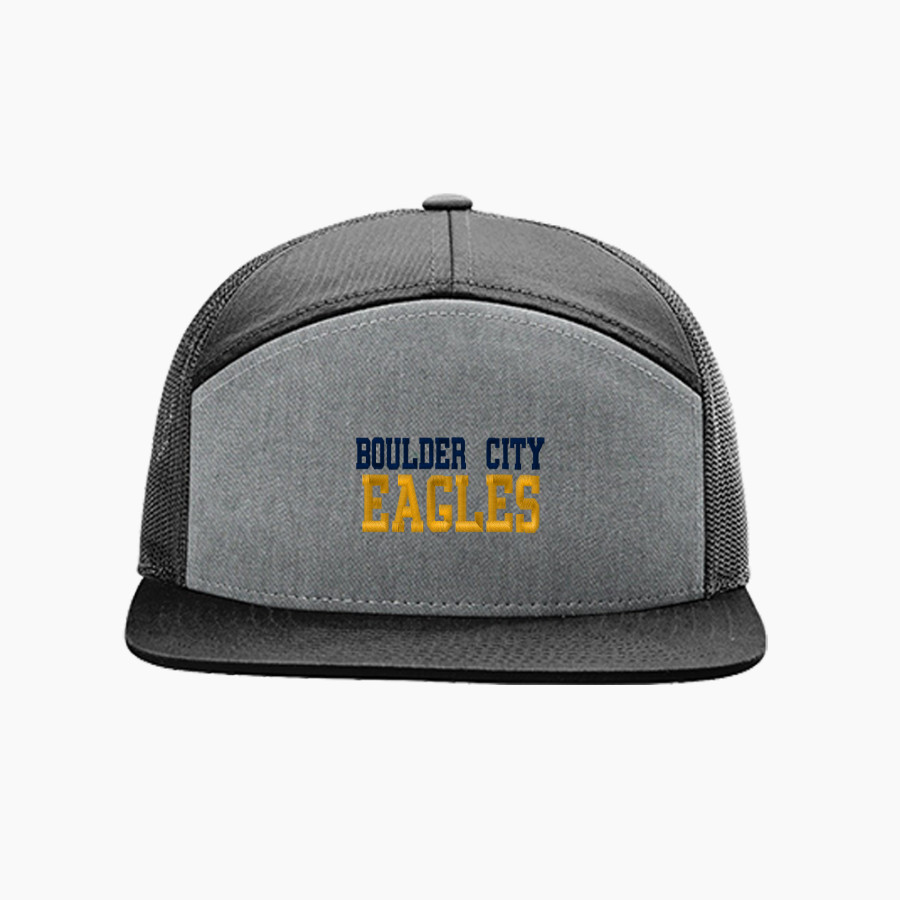 BOULDER CITY HIGH SCHOOL EAGLES <span class="pdp-name-mascot">BOULDER CITY EAGLES</span> Richardson 7-Panel Trucker