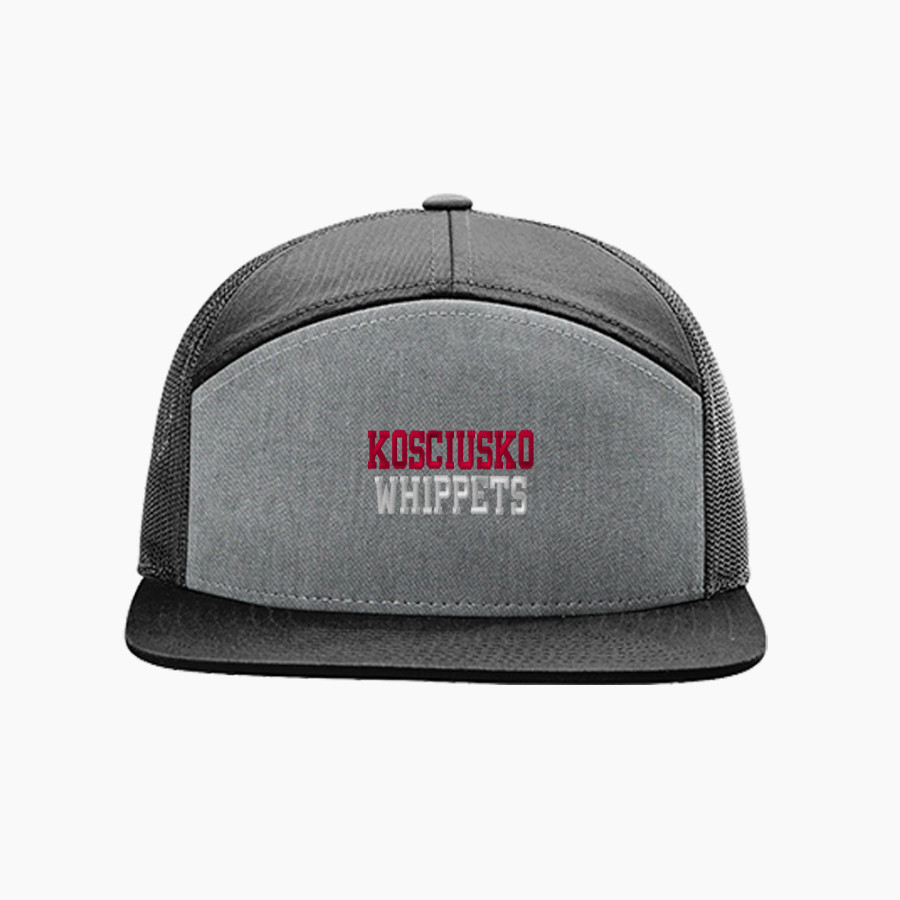 KOSCIUSKO HIGH SCHOOL WHIPPETS <span class="pdp-name-mascot">KOSCIUSKO WHIPPETS</span> Richardson 7-Panel Trucker