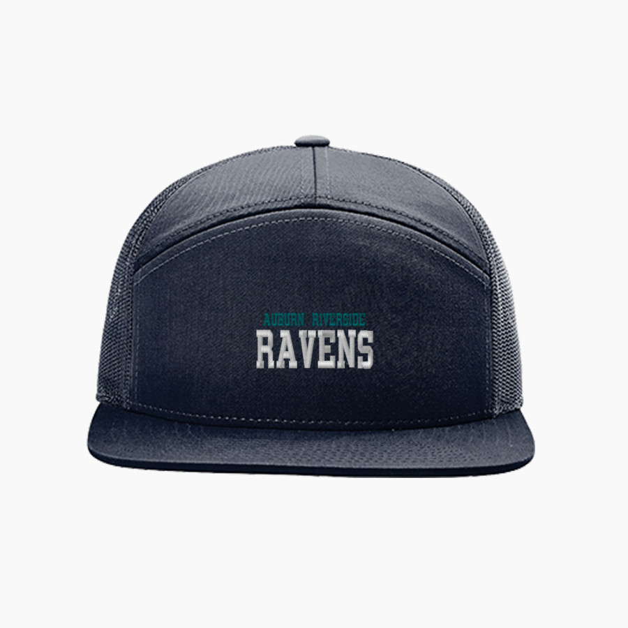 AUBURN RIVERSIDE HIGH SCHOOL RAVENS <span class="pdp-name-mascot">AUBURN RIVERSIDE RAVENS</span> Richardson 7-Panel Trucker