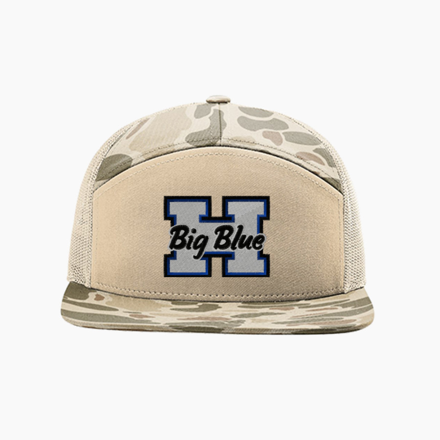 Hamilton Big Blue <span class="pdp-name-mascot">Hamilton Bull Dogs</span> Richardson Printed 7-Panel Trucker