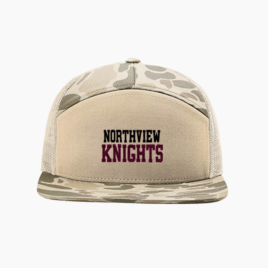 NORTHVIEW HIGH SCHOOL KNIGHTS <span class="pdp-name-mascot">NORTHVIEW KNIGHTS</span> Richardson Printed 7-Panel Trucker