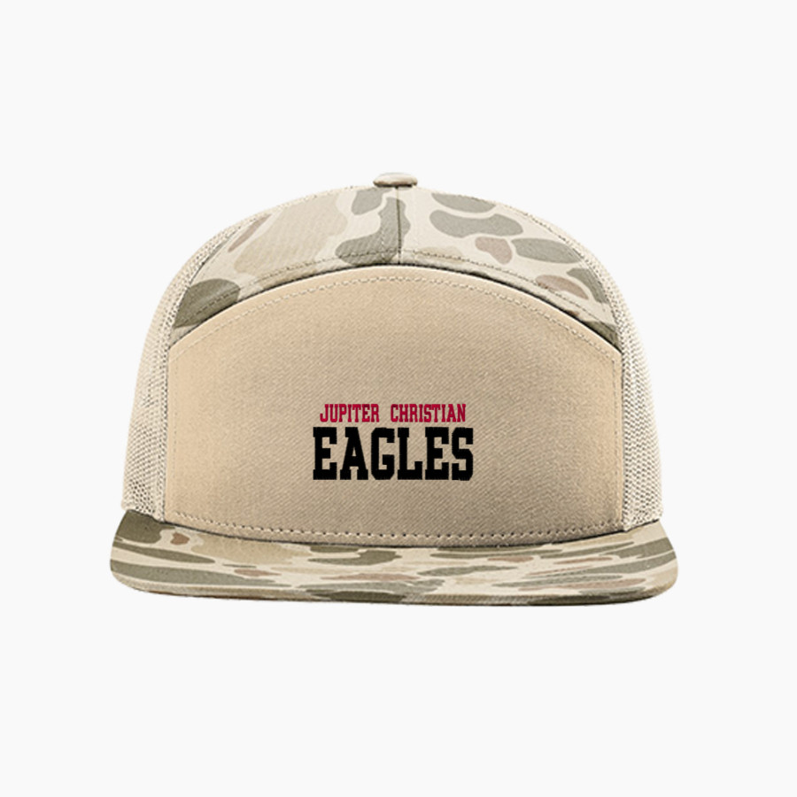 Jupiter Christian Eagles <span class="pdp-name-mascot">Jupiter Eagles</span> Richardson Printed 7-Panel Trucker
