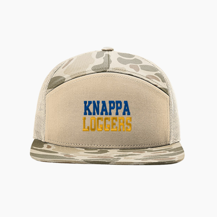 KNAPPA HIGH SCHOOL LOGGERS <span class="pdp-name-mascot">KNAPPA LOGGERS</span> Richardson Printed 7-Panel Trucker