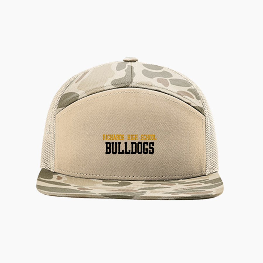 RICHARDS HIGH SCHOOL BULLDOGS <span class="pdp-name-mascot">RICHARDS HIGH SCHOOL BULLDOGS</span> Richardson Printed 7-Panel Trucker