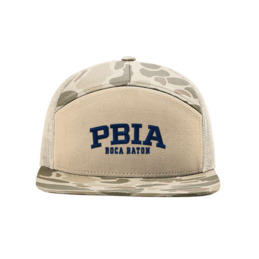 Palm Beach PBIA <span class="pdp-name-mascot">Palm Beach International Academy</span> Richardson Printed 7-Panel Trucker