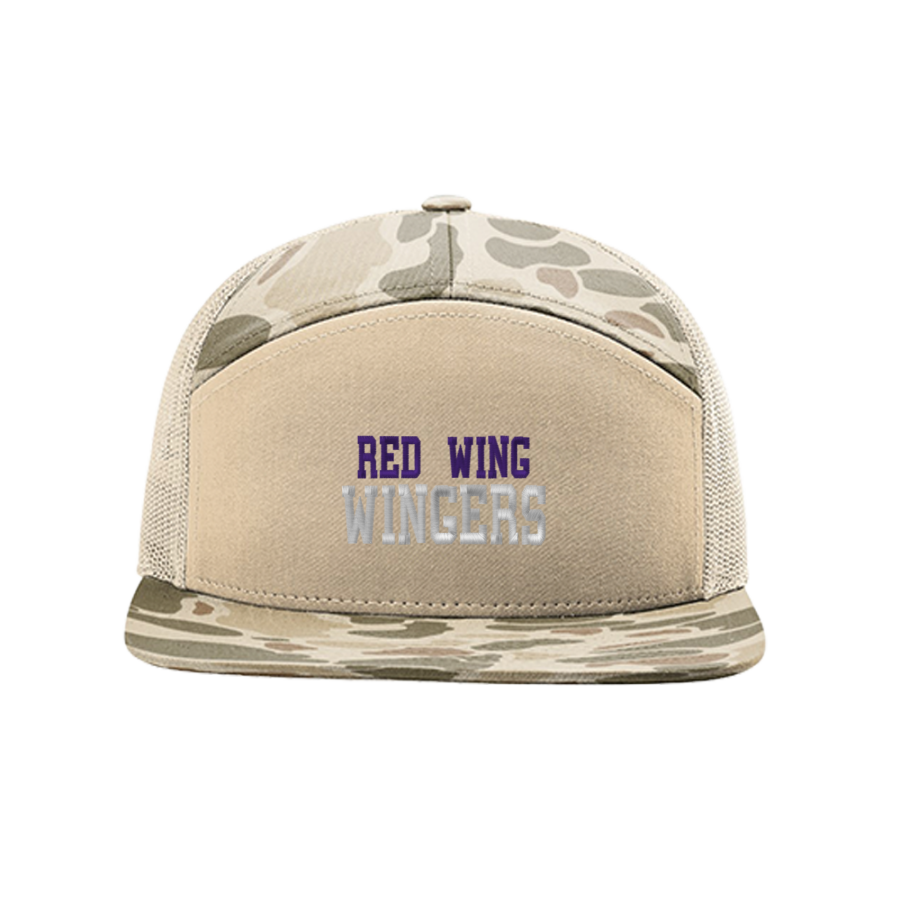 RED WING HIGH SCHOOL WINGERS <span class="pdp-name-mascot">RED WING WINGERS</span> Richardson Printed 7-Panel Trucker