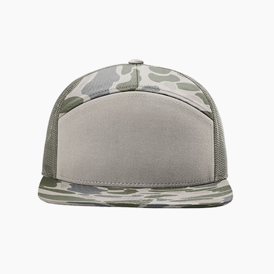 National Wrestling Coaches Association <span class="pdp-name-mascot">NWCA</span> Richardson Printed 7-Panel Trucker