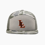 LINDSAY SCHOOL DISTRICT 9 LEOPARDS <span class="pdp-name-mascot">LINDSAY LEOPARDS</span> Richardson Printed 7-Panel Trucker Front Thumbnail
