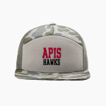 APIS Hawks <span class="pdp-name-mascot">Asia Pacific International GreenHawks</span> Richardson Printed 7-Panel Trucker Front Thumbnail