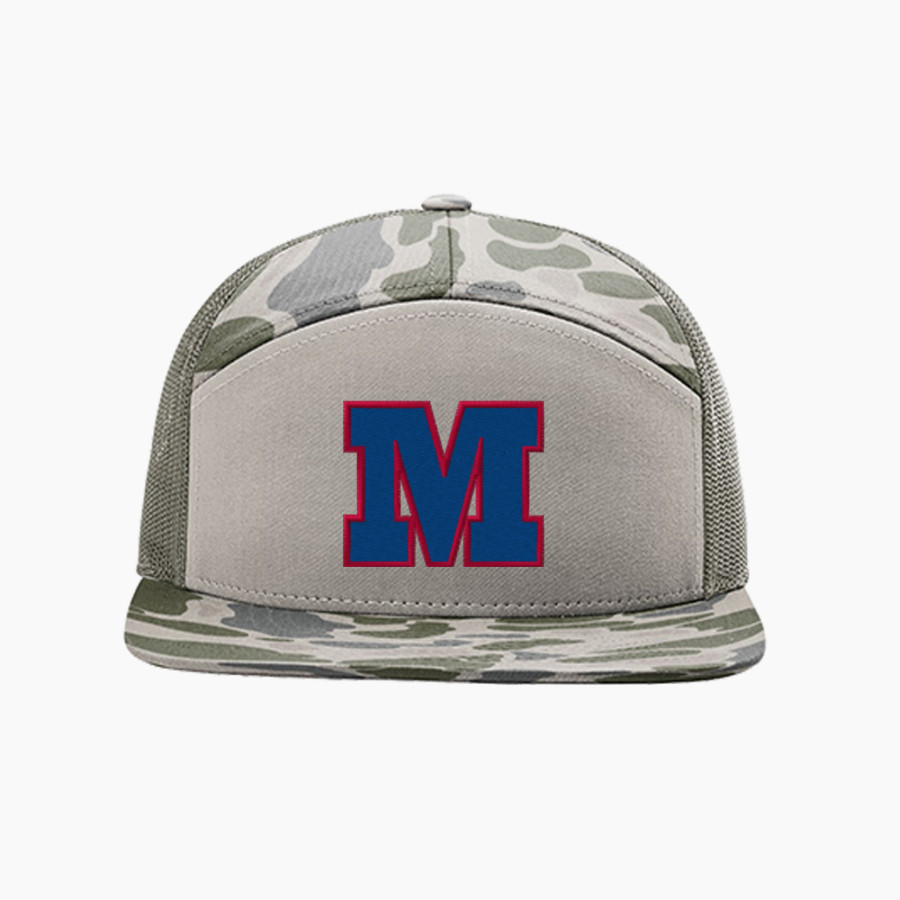 Peter Muhlenberg Patriots <span class="pdp-name-mascot">Peter Muhlenberg Middle School Patriots</span> Richardson Printed 7-Panel Trucker