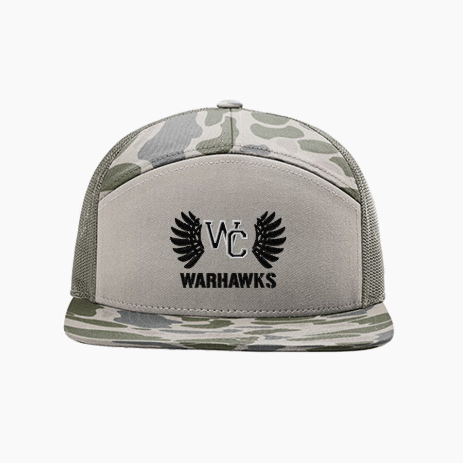 WESTERVILLE CENTRAL WARHAWKS <span class="pdp-name-mascot">WESTERVILLE WARHAWKS</span> Richardson Printed 7-Panel Trucker