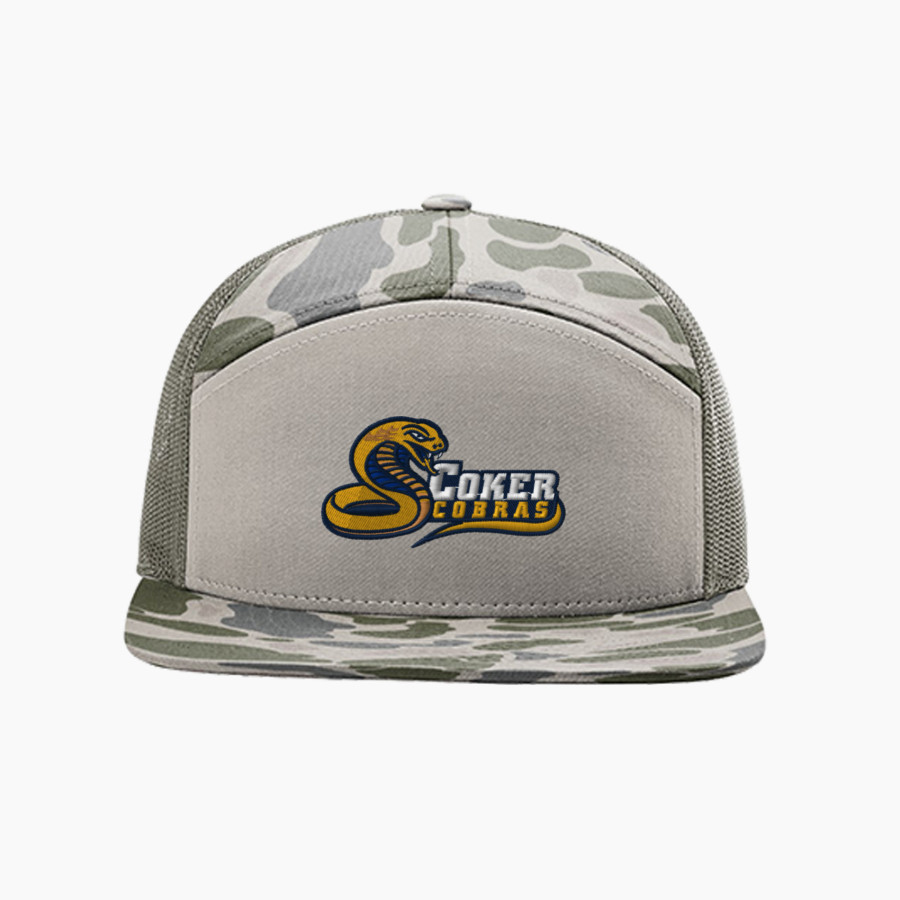Coker Cobras <span class="pdp-name-mascot">Coker Cobras</span> Richardson Printed 7-Panel Trucker