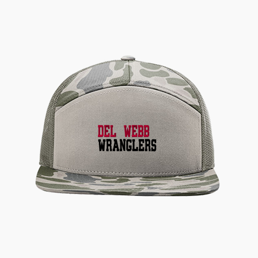 Del Webb Wranglers <span class="pdp-name-mascot">Del Webb Wranglers</span> Richardson Printed 7-Panel Trucker