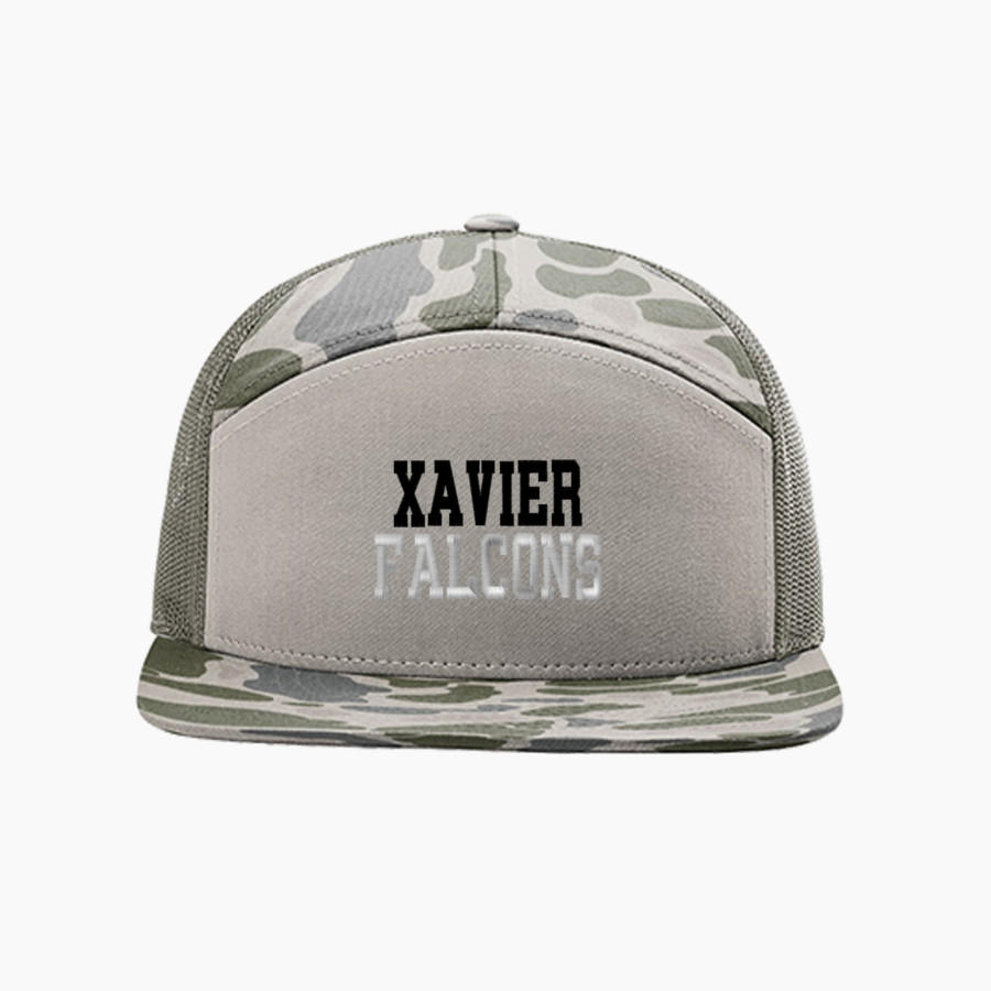 Xavier Falcons <span class="pdp-name-mascot">Xavier Falcons</span> Richardson Printed 7-Panel Trucker