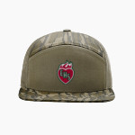 EFFINGHAM HIGH SCHOOL HEARTS <span class="pdp-name-mascot">EFFINGHAM FLAMING HEARTS</span> Richardson Printed 7-Panel Trucker Front Thumbnail