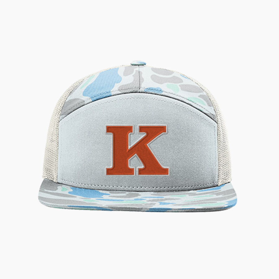 KINGSLEY HIGH SCHOOL STAGS <span class="pdp-name-mascot">KINGSLEY AREA STAGS</span> Richardson Printed 7-Panel Trucker