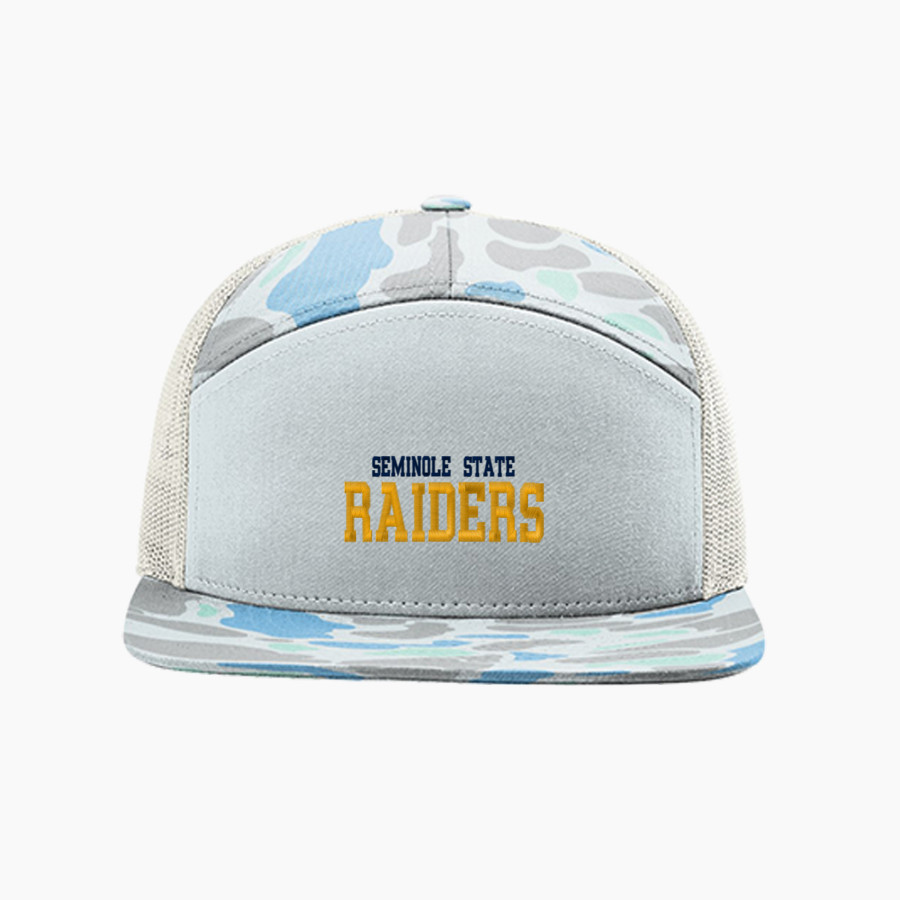 Seminole State College Raiders <span class="pdp-name-mascot">Seminole State Raiders</span> Richardson Printed 7-Panel Trucker