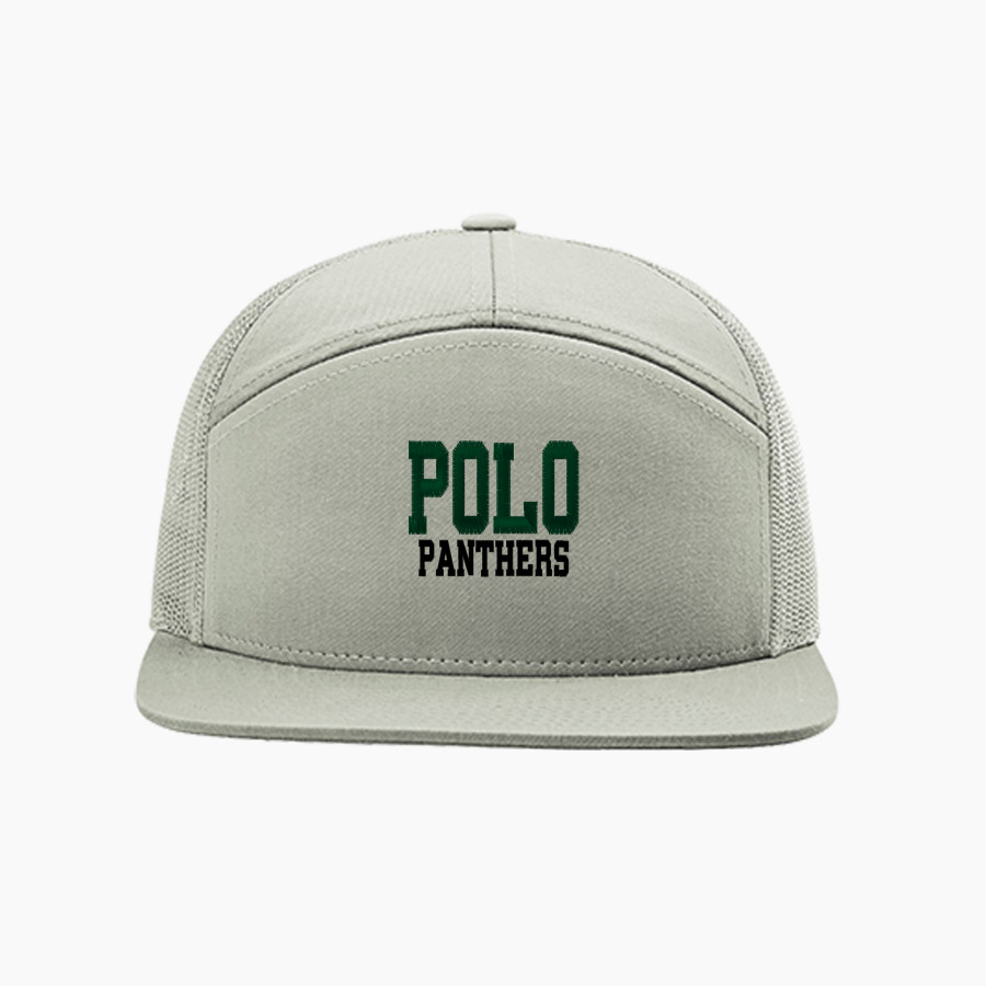 POLO HIGH SCHOOL PANTHERS <span class="pdp-name-mascot">POLO PANTHERS</span> Richardson 7-Panel Trucker
