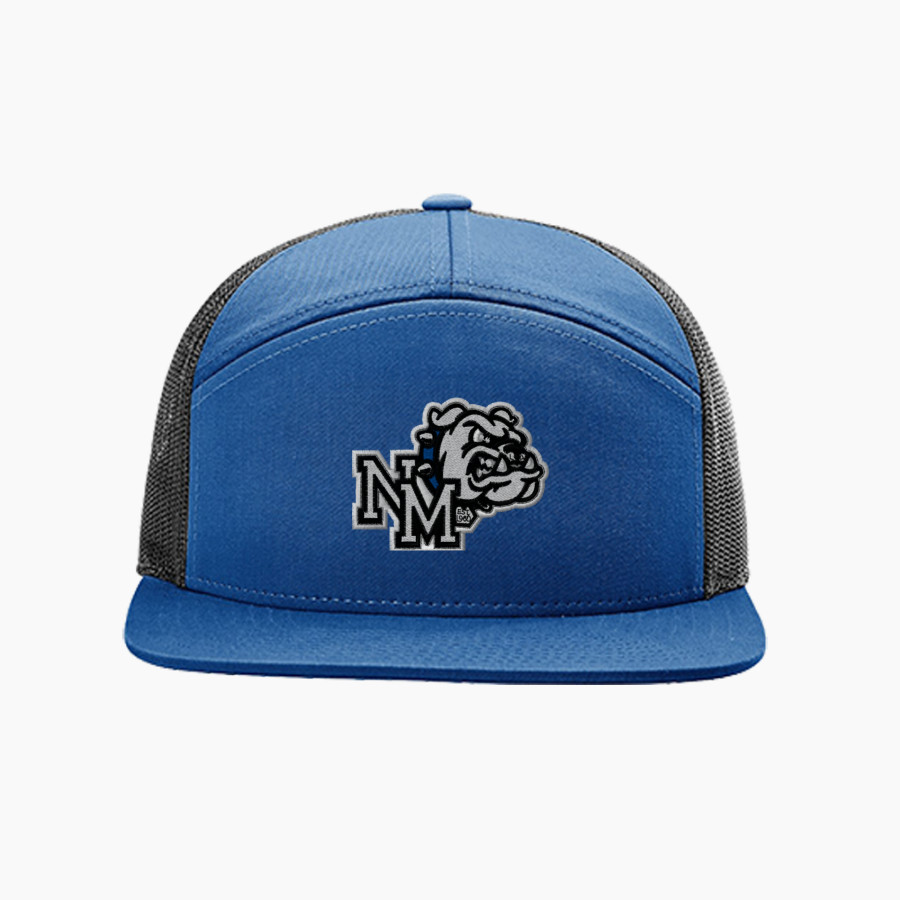 NORTH MASON HIGH SCHOOL BULLDOGS <span class="pdp-name-mascot">NORTH MASON BULLDOGS</span> Richardson 7-Panel Trucker