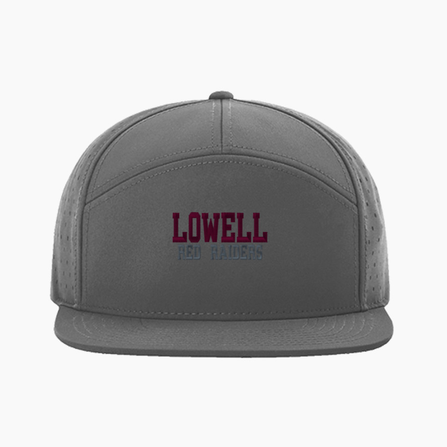 LOWELL HIGH SCHOOL RED RAIDERS <span class="pdp-name-mascot">LOWELL RED RAIDERS</span> Richardson Cannon 7-Panel Flatbill