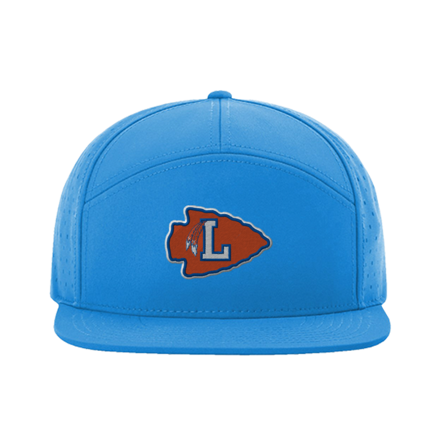 LOUISBURG HIGH SCHOOL WARRIORS <span class="pdp-name-mascot">LOUISBURG WARRIORS</span> Richardson Cannon 7-Panel Flatbill