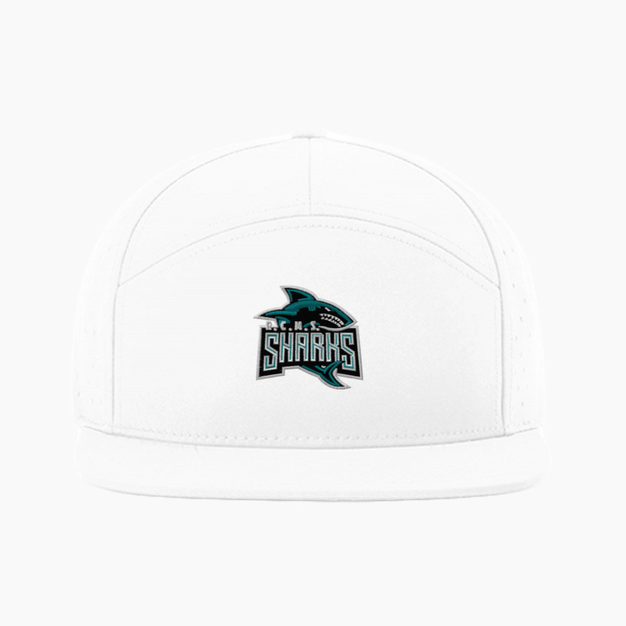 Rosemary Clarke Sharks <span class="pdp-name-mascot">Rosemary Clarke Middle School</span> Richardson Cannon 7-Panel Flatbill
