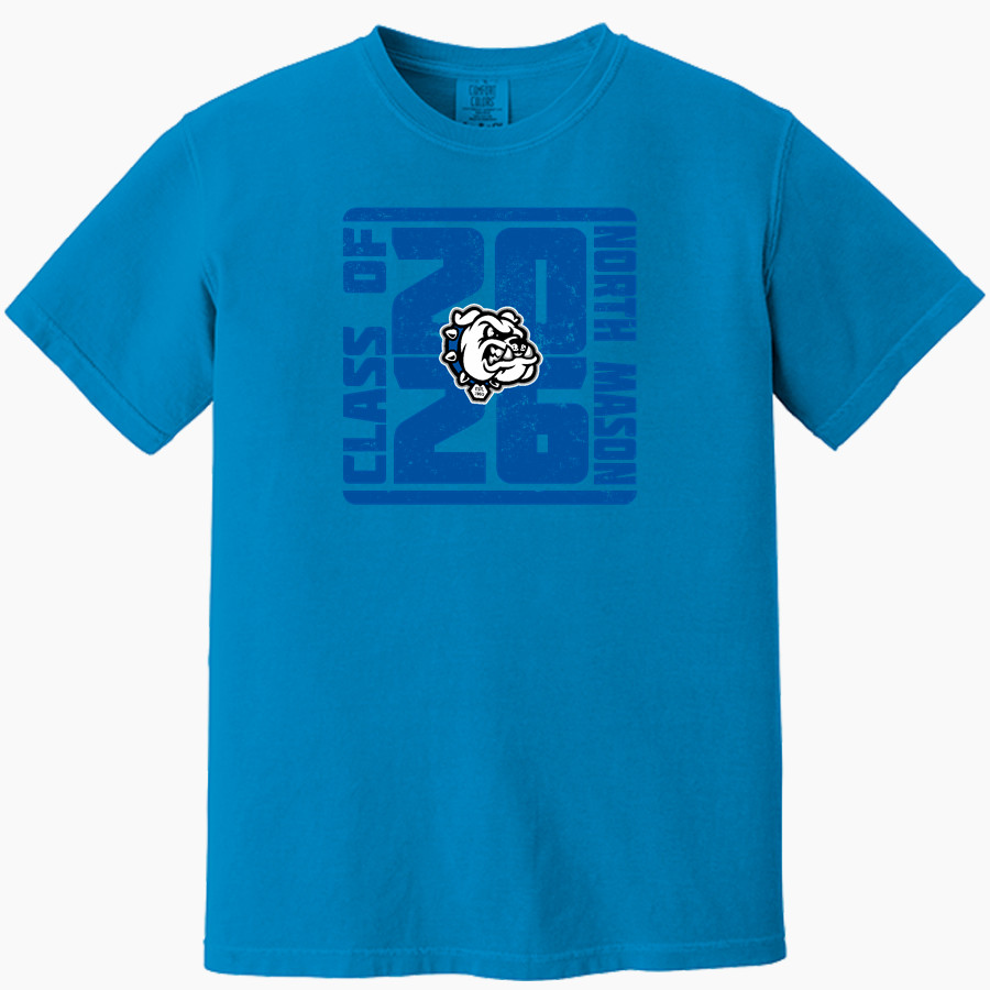 NORTH MASON HIGH SCHOOL BULLDOGS <span class="pdp-name-mascot">NORTH MASON BULLDOGS</span> Comfort Colors Men's Heavyweight Ring Spun T-Shirt