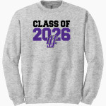 JJC Wolves Gildan Adult Heavy Blend Crewneck Sweatshirt Front Thumbnail