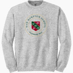 NEW HAMPTON HUSKIES Gildan Adult Heavy Blend Crewneck Sweatshirt Front Thumbnail