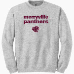 MERRYVILLE HIGH SCHOOL PANTHERS <span class="pdp-name-mascot">MERRYVILLE PANTHERS</span> Gildan Adult Heavy Blend Crewneck Sweatshirt Front Thumbnail