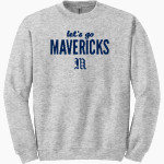 M.A.D Mavericks OFFICIAL ONLINE STORE <span class="pdp-name-mascot">Crieve Hall Youth Athletic Association Mad Mavericks</span> Gildan Adult Heavy Blend Crewneck Sweatshirt Front Thumbnail