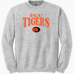 ECU Tigers <span class="pdp-name-mascot">East Central Tigers</span> Gildan Adult Heavy Blend Crewneck Sweatshirt Front Thumbnail