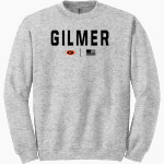 GILMER HIGH SCHOOL BUCKEYES <span class="pdp-name-mascot">GILMER BUCKEYES</span> Gildan Adult Heavy Blend Crewneck Sweatshirt Front Thumbnail
