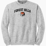 Forest Hills Tigers <span class="pdp-name-mascot">Forest Hills Tigers</span> Gildan Adult Heavy Blend Crewneck Sweatshirt Front Thumbnail