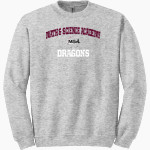 Math & Science Academy Dragons <span class="pdp-name-mascot">Math & Science Academy Dragons</span> Gildan Adult Heavy Blend Crewneck Sweatshirt Front Thumbnail