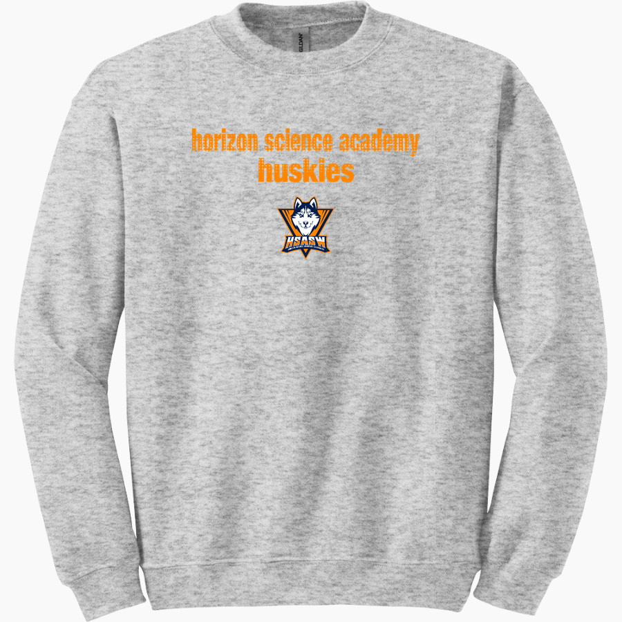 Horizon Science Academy Huskies <span class="pdp-name-mascot">Horizon Science Academy Huskies</span> Gildan Adult Heavy Blend Crewneck Sweatshirt