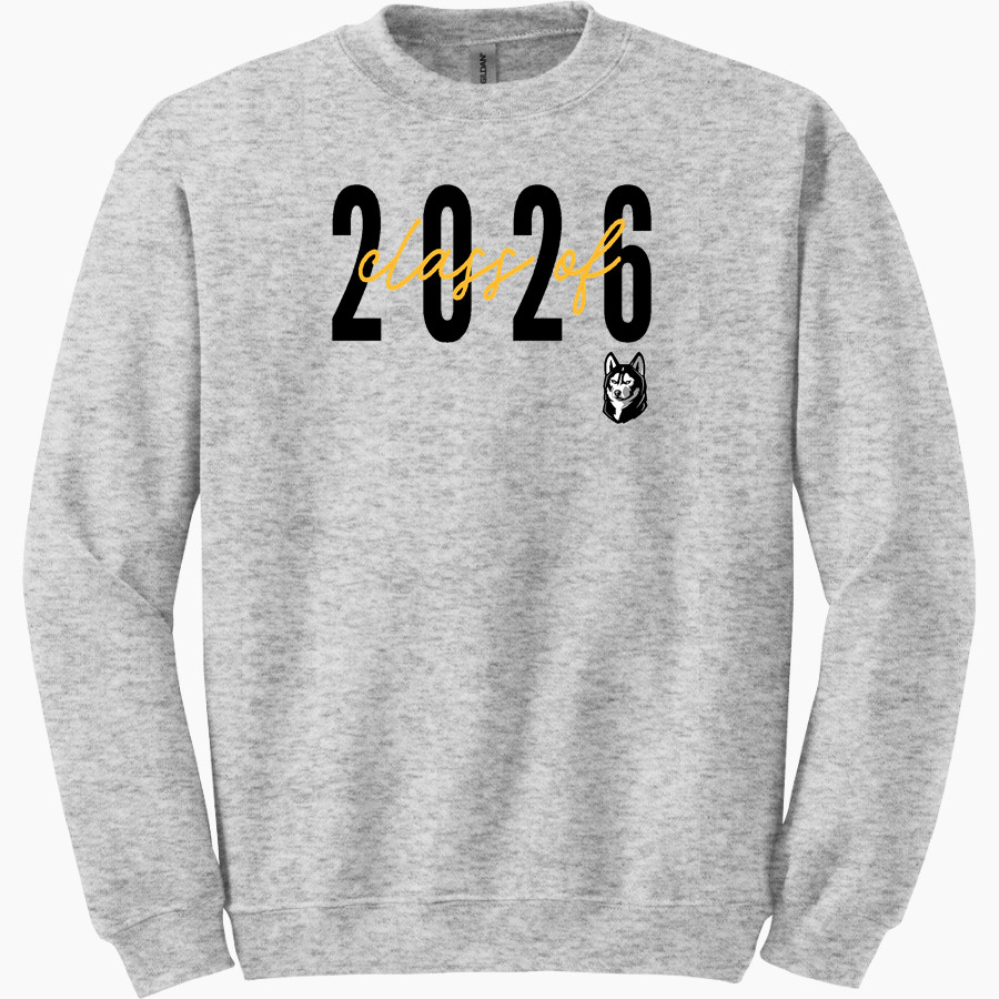 HIGHLAND HIGH SCHOOL HUSKIES Gildan Adult Heavy Blend Crewneck Sweatshirt