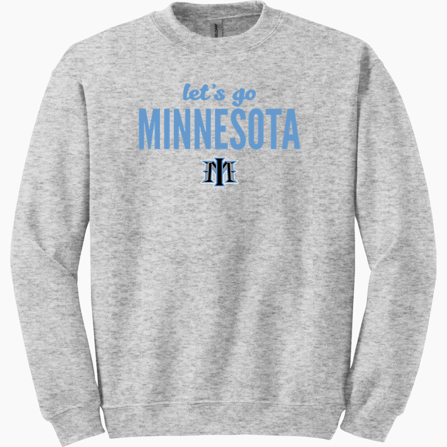 Minnesota Icemen Icemen <span class="pdp-name-mascot">Minnesota Icemen</span> Gildan Adult Heavy Blend Crewneck Sweatshirt